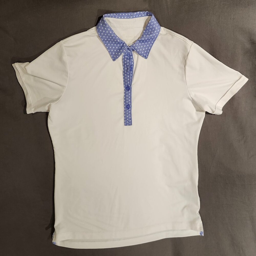 Peter Millar Short Sleeve Collared Golf Shirt - image 1